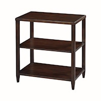 RECTANGLE TIERED END TABLE-COUNTRY