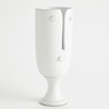 Global Views Accents Long Nose Vase-White-Lg