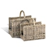 Ibolili Baskets and Sets FRENCH GRAY MAGAZINE BASKET, RECT- S/2