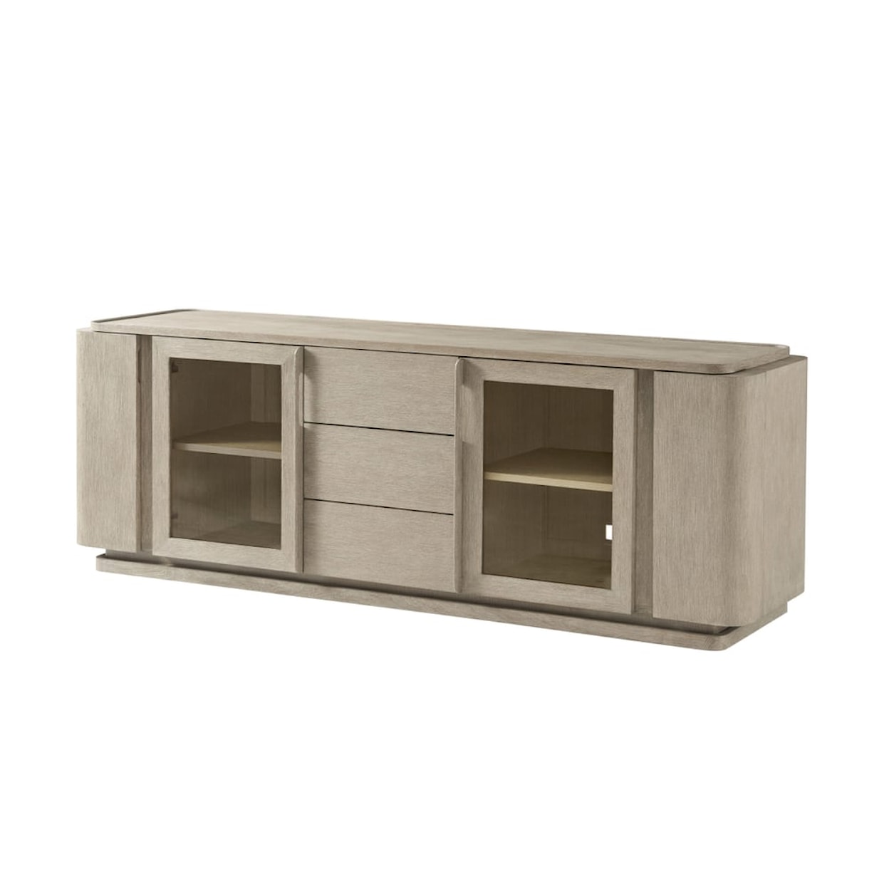 Theodore Alexander Repose Repose Glass Door Media Console