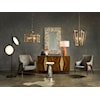 Currey & Co Lighting- Floor Lamps Bulat Black Floor Lamp