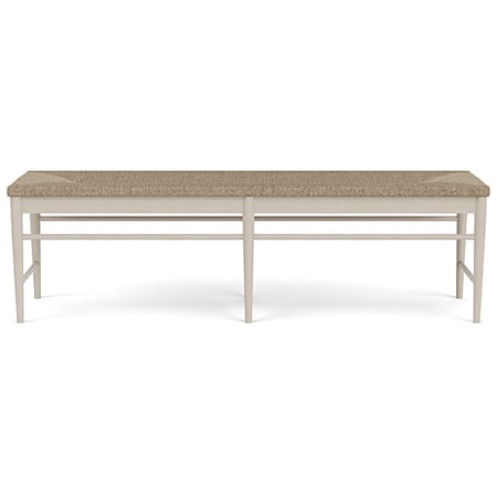 Rush Seat Dining Bench