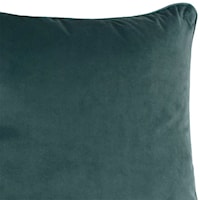 Iris Pillow in Pine Green