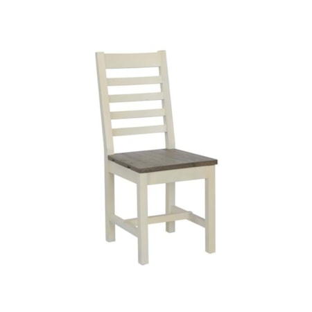 CALEB DINING CHAIR LARK BROWN/CLASSIC IVORY