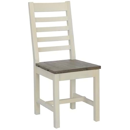 CALEB DINING CHAIR LARK BROWN/CLASSIC IVORY