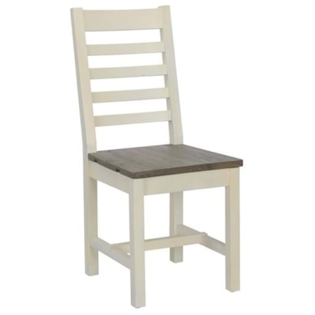 CALEB DINING CHAIR LARK BROWN/CLASSIC IVORY