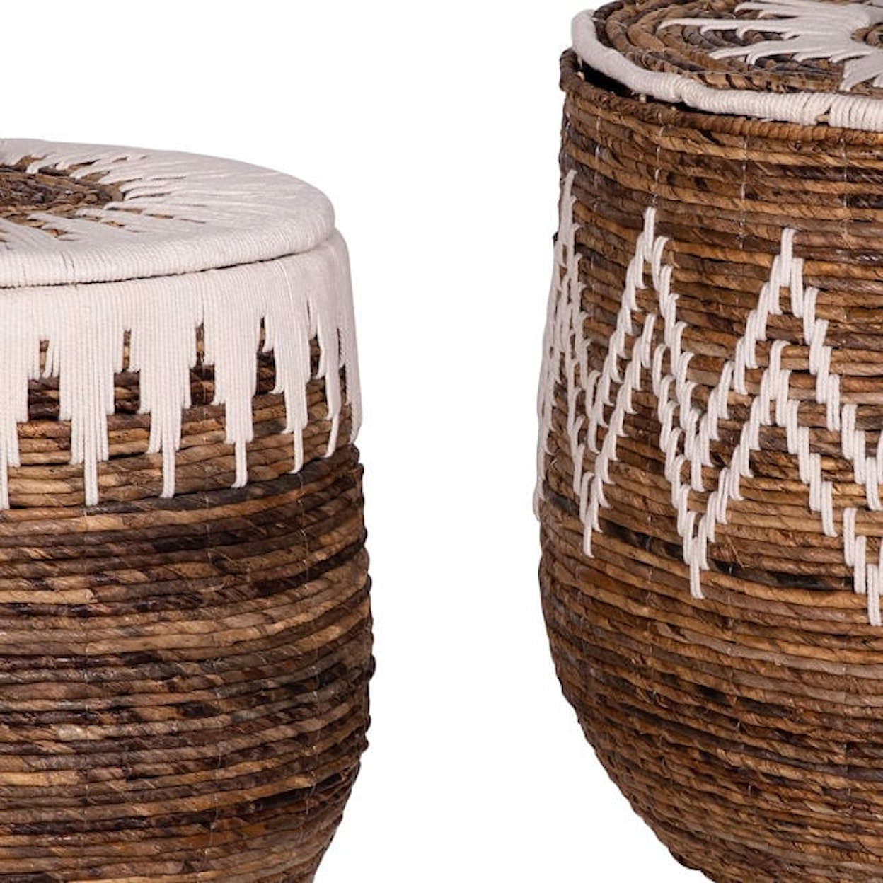 Dovetail Furniture Accessories Lina Basket Set Of 2