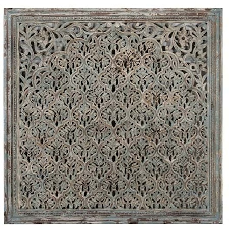 CHEVAL 60" WOOD CARVED PANEL