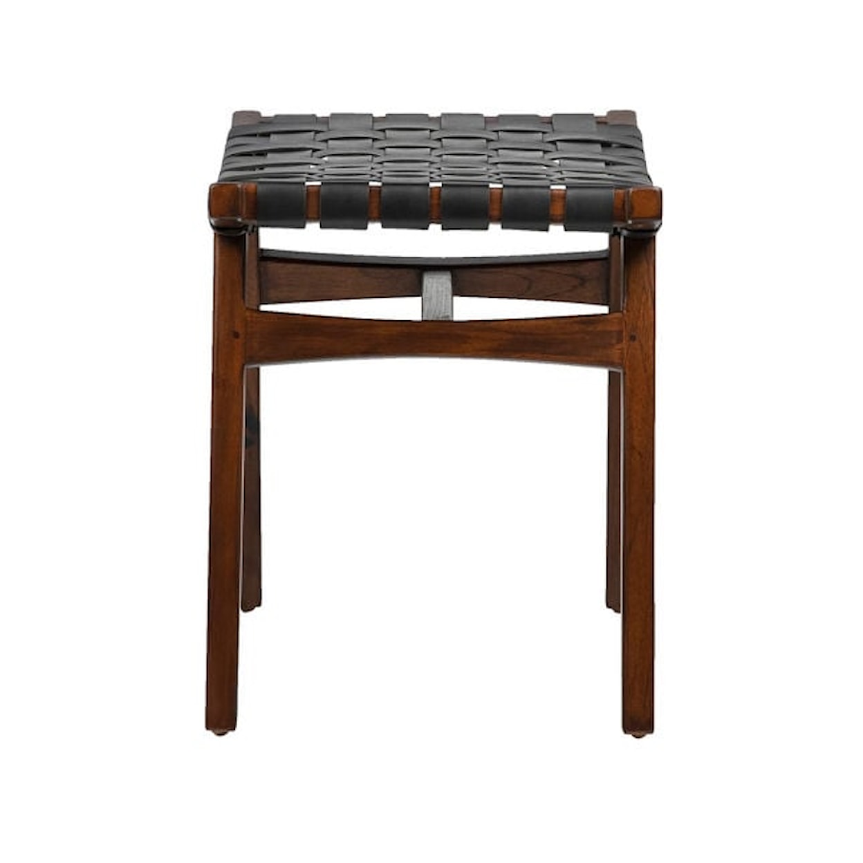 Dovetail Furniture Dovetail Accessories Camila Stool With Dark Brown Frame