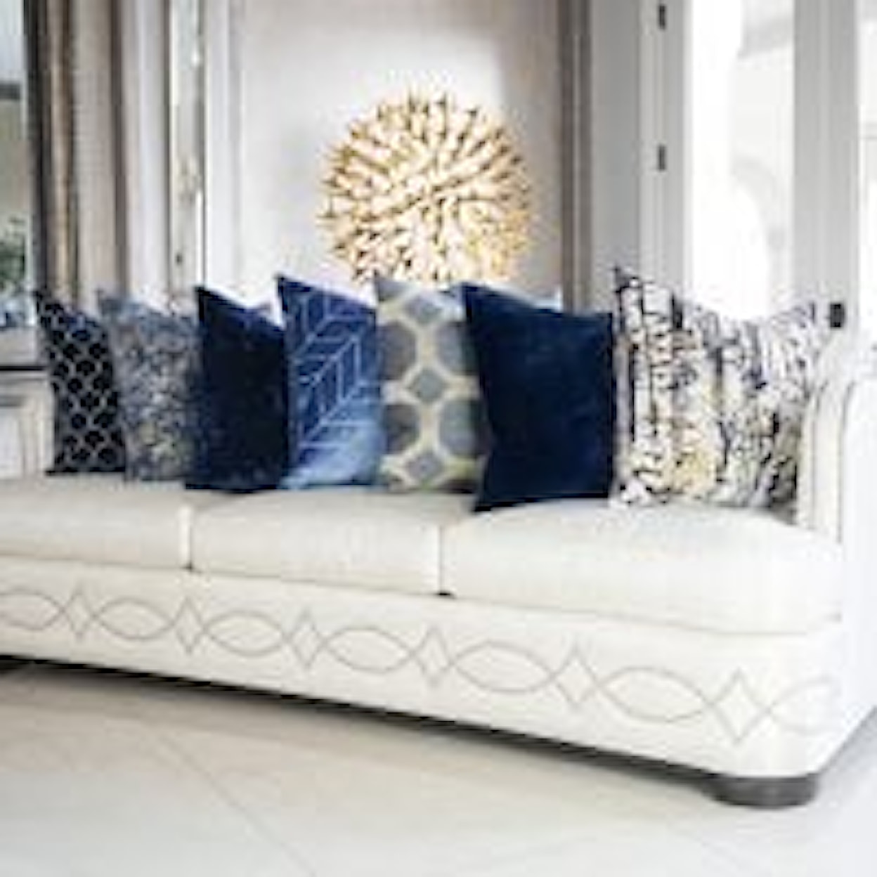 D.V. KAP Home Indoor Pillows A LA MODE-SAPPHIRE 24X24