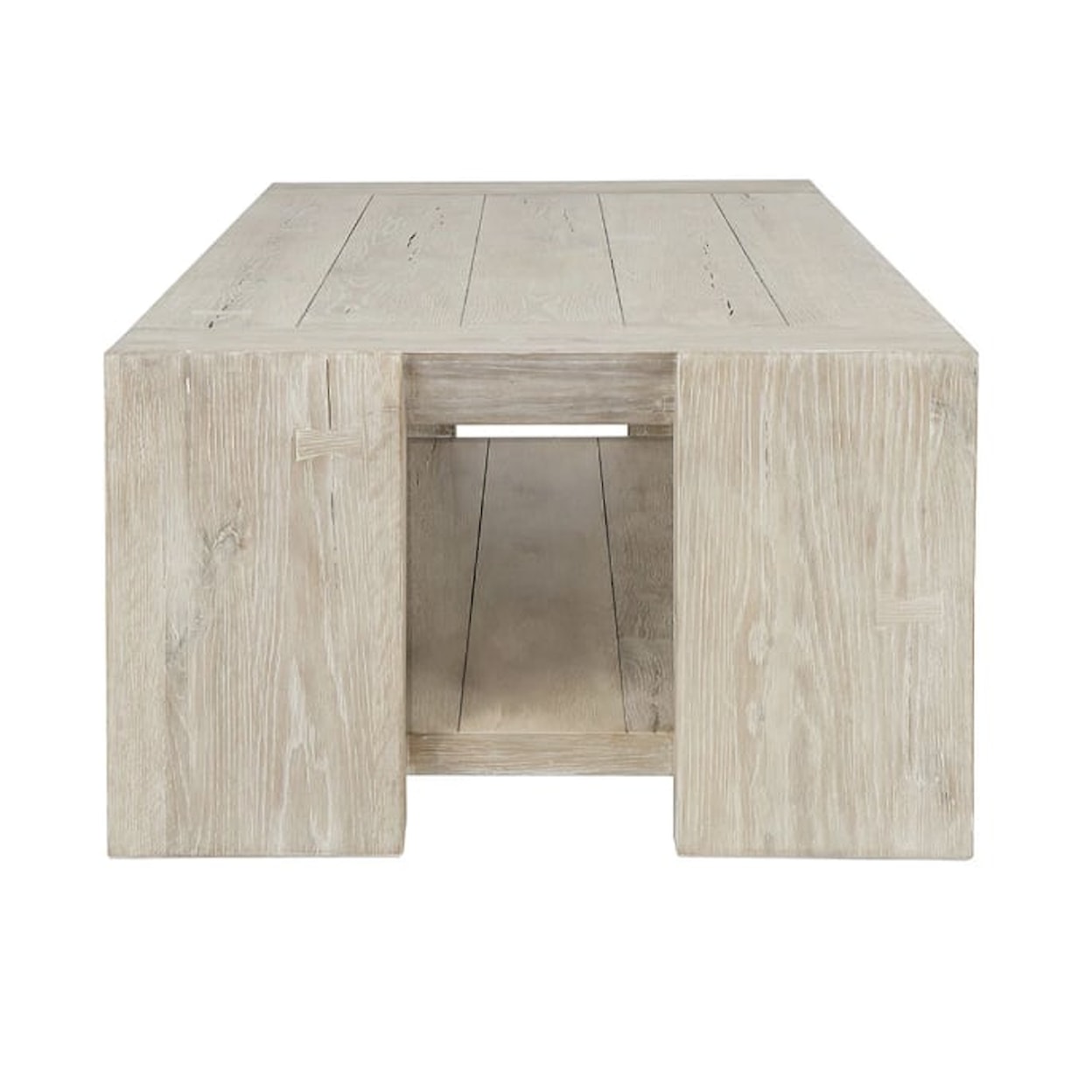 Classic Home Troy TROY 60" COFFEE TABLE WHITE