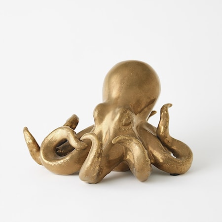 Octopus-Matte Gold