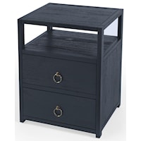 Blue Nightstand/Accent Table