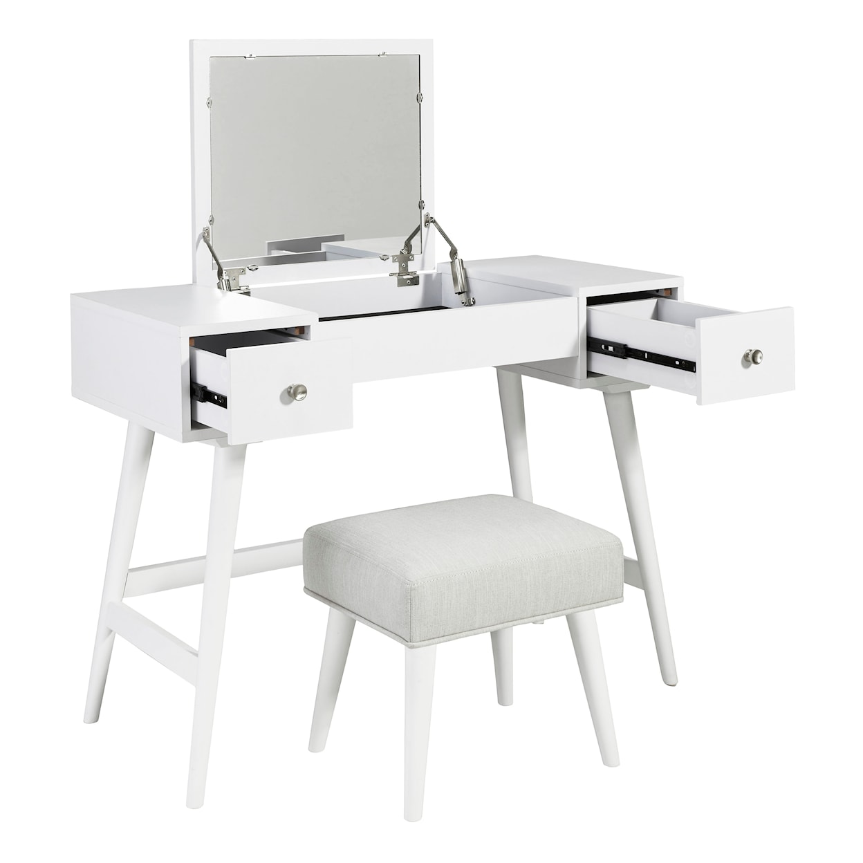 Ashley Furniture Signature Design Thadamere Vanity with Stool