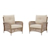 Signature Design by Ashley Braylee Set of 2 Lounge Chairs with Cushion