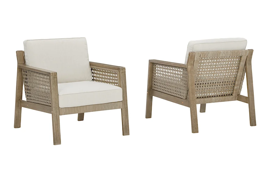 Barn Cove Lounge Chair with Cushion (Set of 2) by Signature Design by Ashley at Zak's Home Outlet
