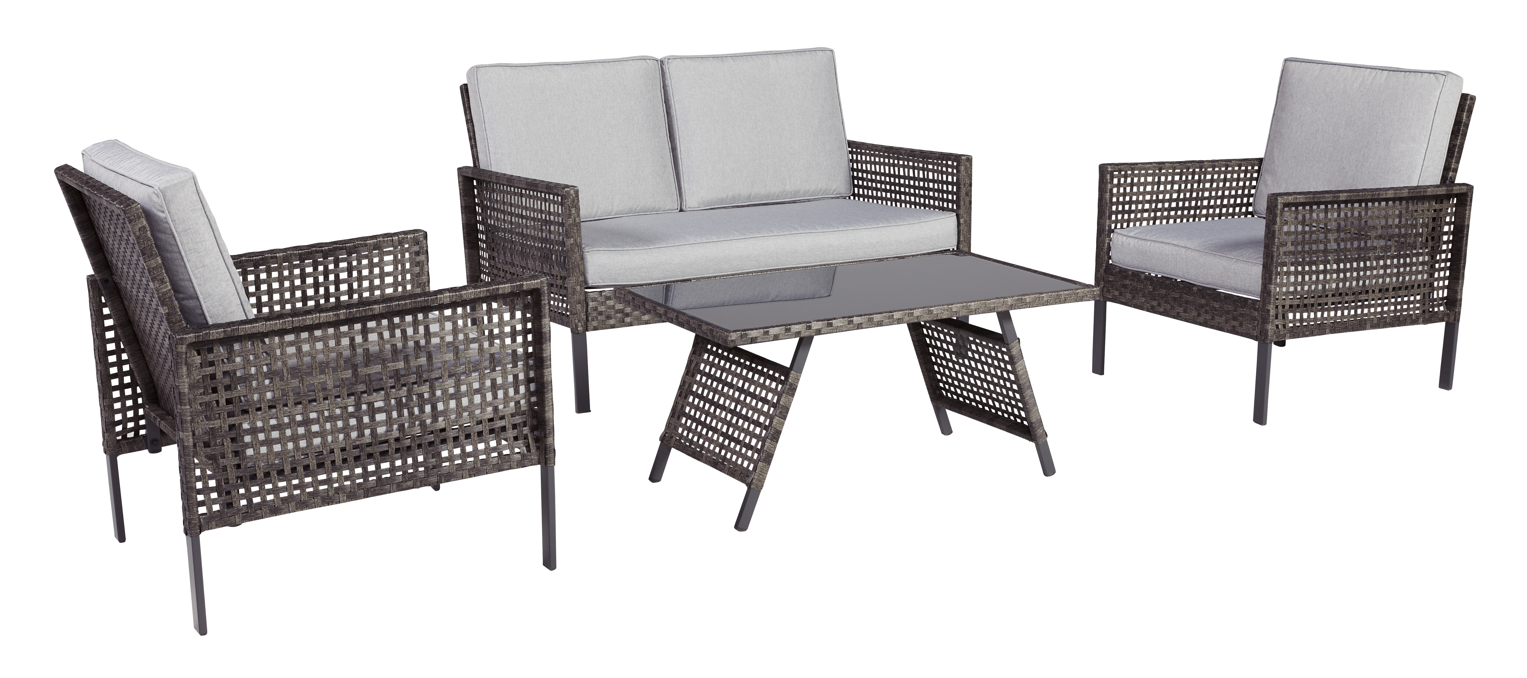 roma four seater conversation set