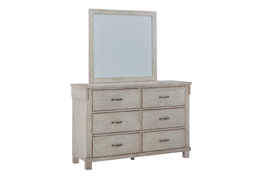 Hollentown Dresser and Mirror by Signature Design by Ashley Furniture at Sam's Appliance & Furniture