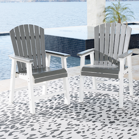 Outdoor Dining Arm Chair (Set of 2)