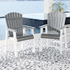 Ashley Furniture Signature Design Transville Outdoor Dining Arm Chair (Set of 2)