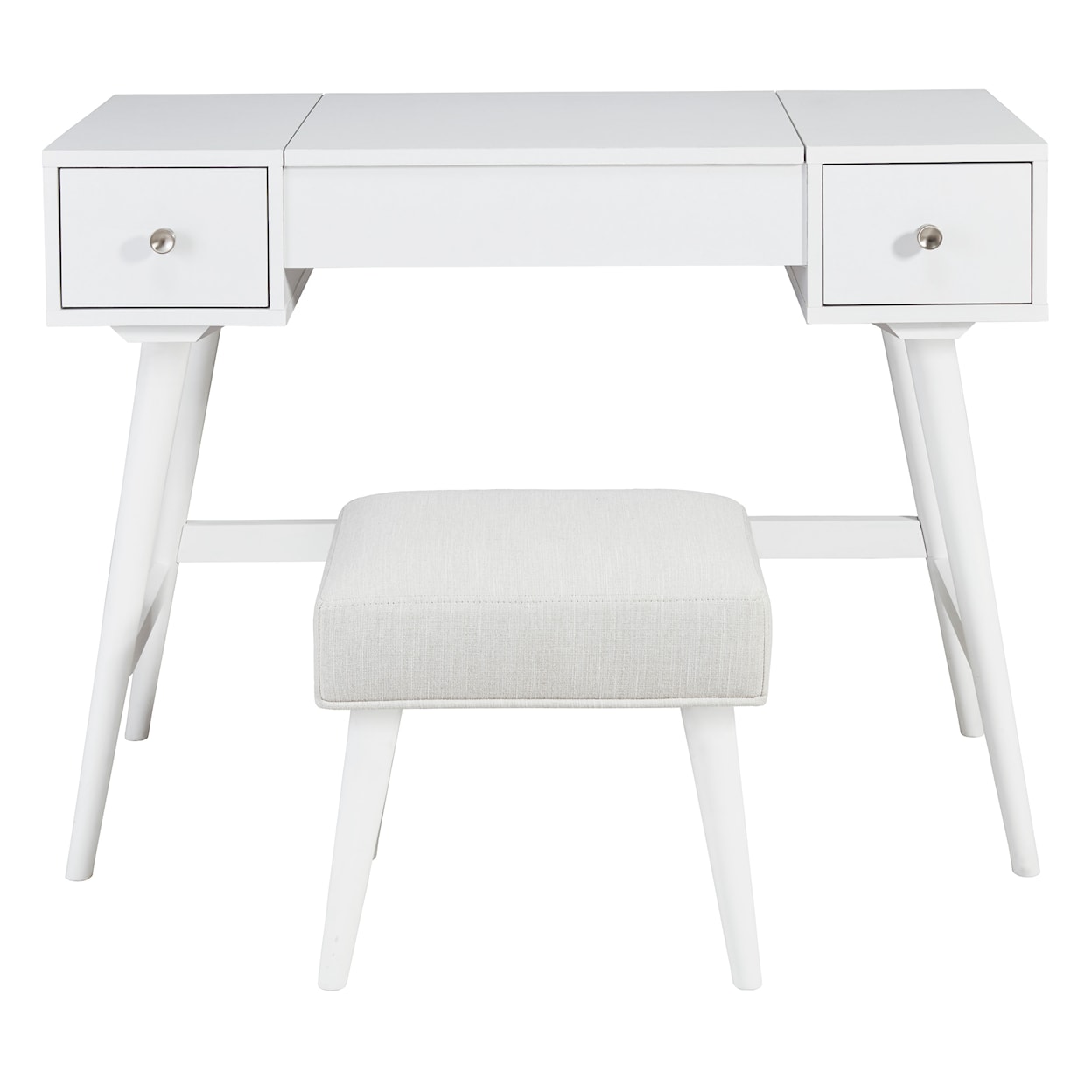 Ashley Signature Design Thadamere Vanity with Stool