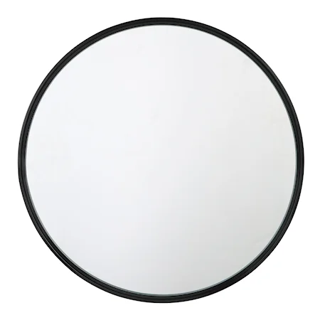 Contemporary Round Accent Mirror