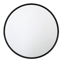 Contemporary Round Accent Mirror