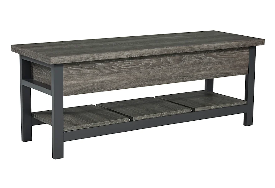 Rhyson Storage Bench at Furniture and More