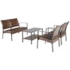 Signature Zariyah Loveseat/Chairs/Table Set (Set of 4)