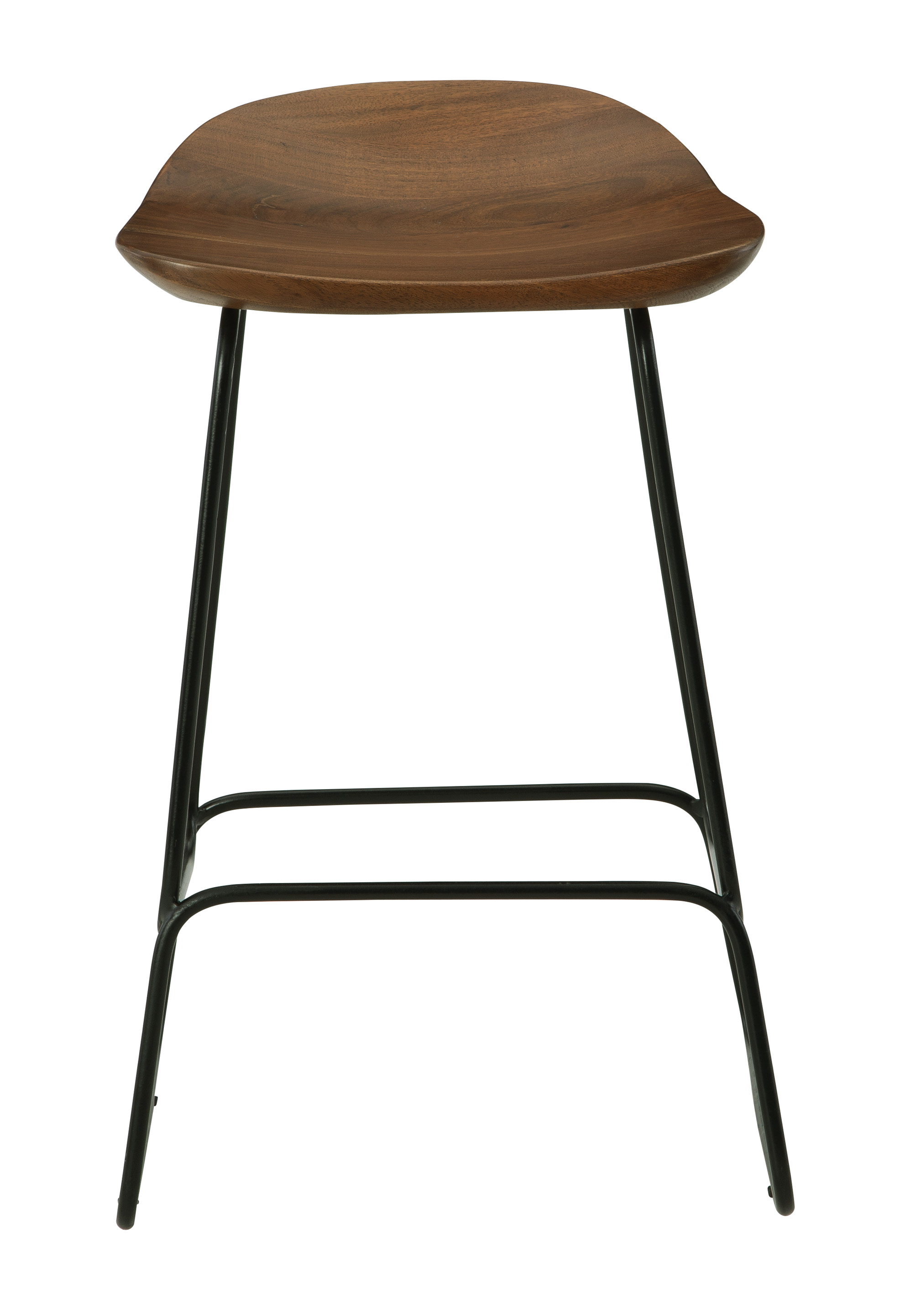 Signature Design by Ashley Wilinruck D402024 Solid Mango Wood Counter Height Stool with Black