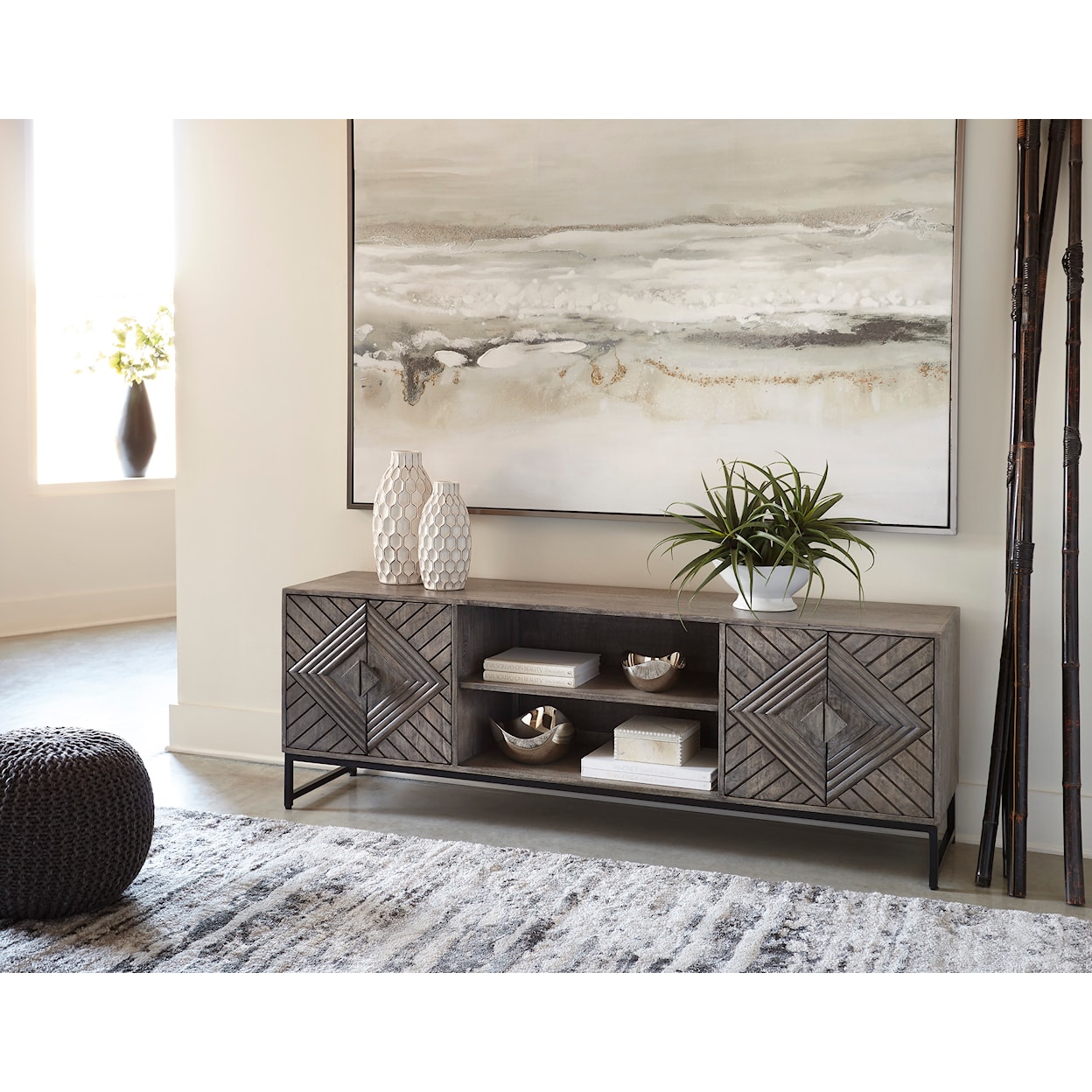 Signature Design by Ashley Tyla 71" Accent Cabinet