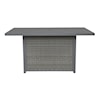 Signature Palazzo Outdoor Bar Table with Fire Pit