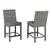 Signature Design by Ashley Palazzo Outdoor Barstool (Set of 2)