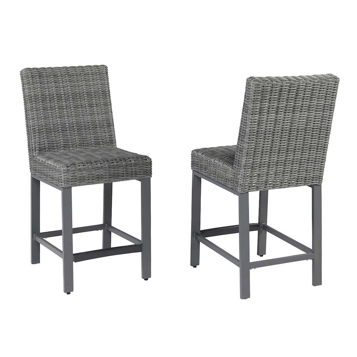 Ashley Furniture Signature Design Palazzo Outdoor Barstool (Set of 2)