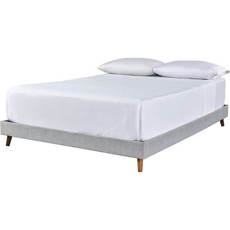 Queen Upholstered Platform Bed