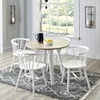 Signature Design by Ashley Grannen Dining Table and 4 Chairs