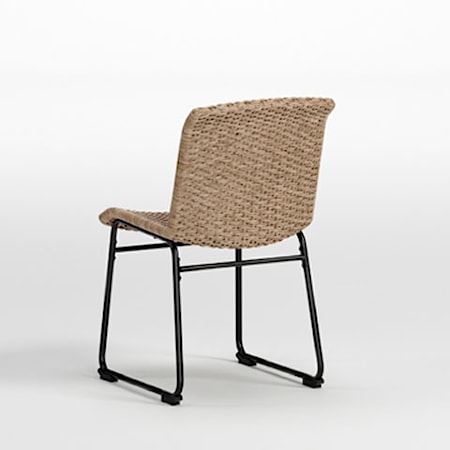 Resin Wicker Outdoor Dining Chair