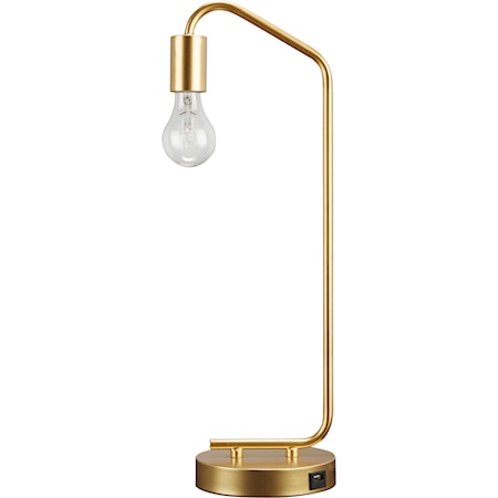 Covybend Goldtone Desk Lamp