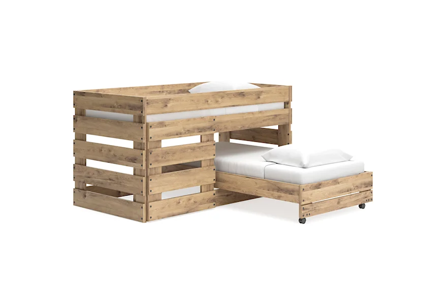 Larstin Twin Over Twin Loft Bed by Signature Design by Ashley at Esprit Decor Home Furnishings