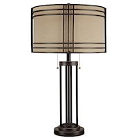 Hanswell Dark Brown Table Lamp