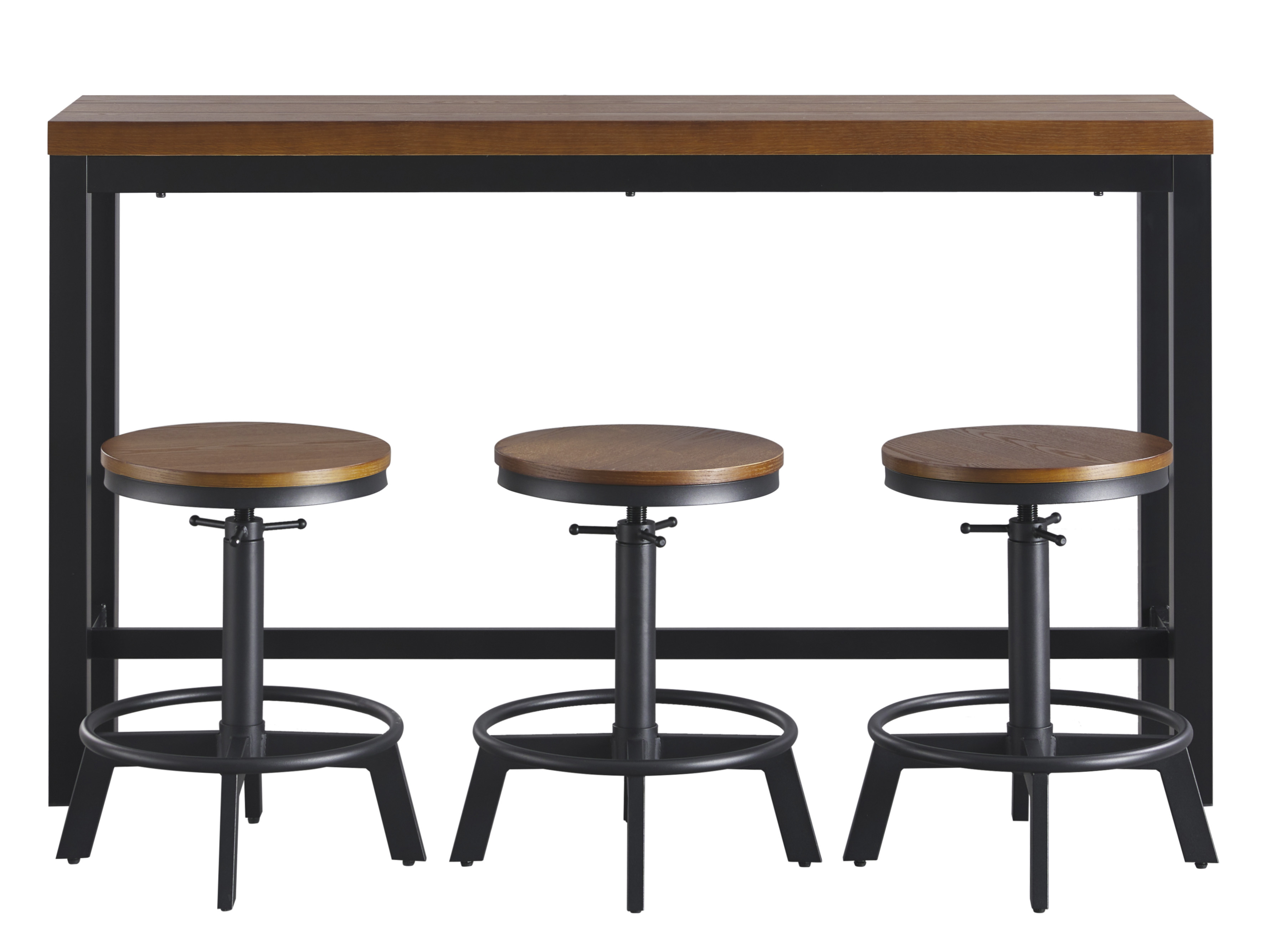 Signature Design by Ashley Quinidad D320223 Counter Dining Table & Stools (Set of 4) Wayside
