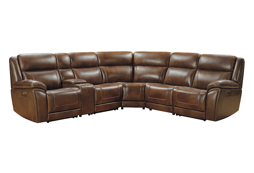 Trambley 6-Piece Power Reclining Sectional by Signature Design by Ashley at Royal Furniture