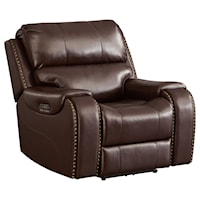 Faux Leather Power Recliner