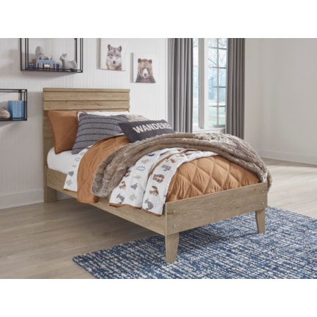 Twin Panel Platform Bed