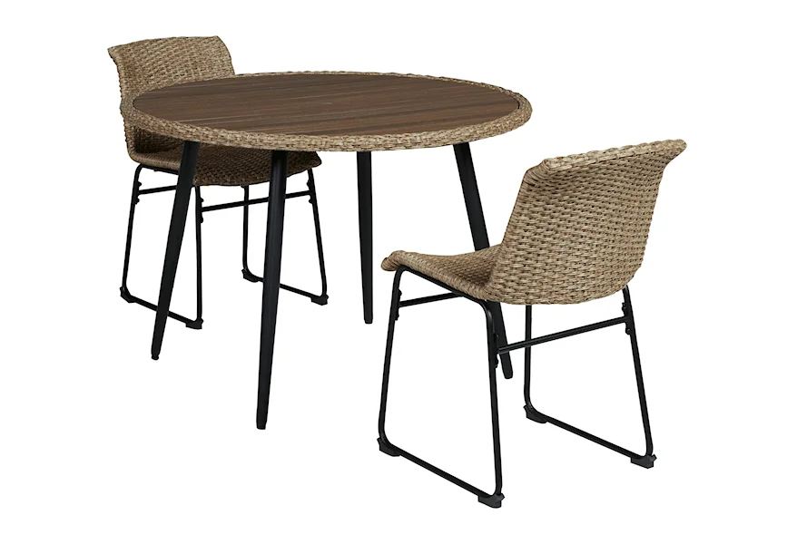 Amaris 3-Piece Outdoor Dining Set by Signature Design by Ashley at Standard Furniture