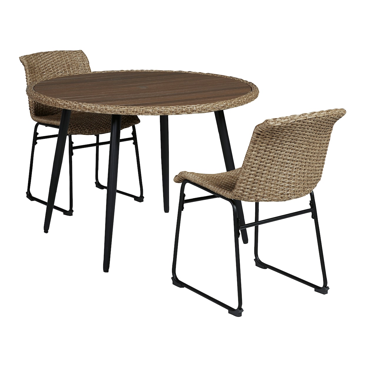 Signature Design by Ashley Amaris 3-Piece Outdoor Dining Set