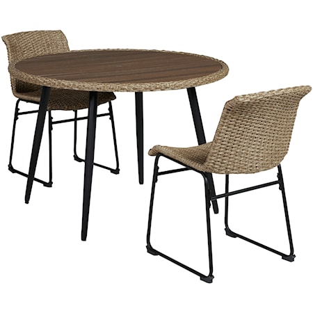 3-Piece Outdoor Dining Set