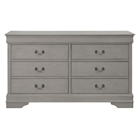 Transitional Gray Dresser