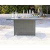 Signature Design Palazzo Outdoor Bar Table with Fire Pit