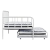 Ashley Signature Design Trentlore Twin Metal Day Bed with Trundle